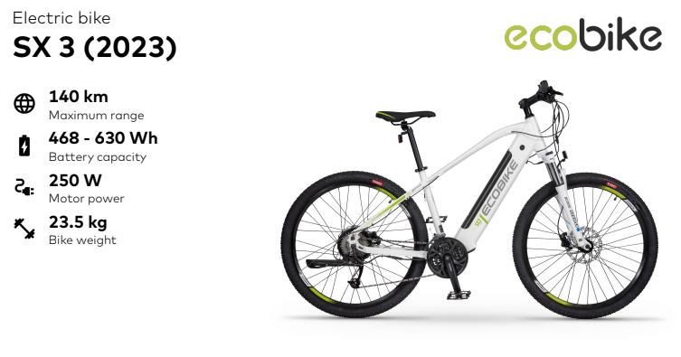 SX3 EcoBike MTB