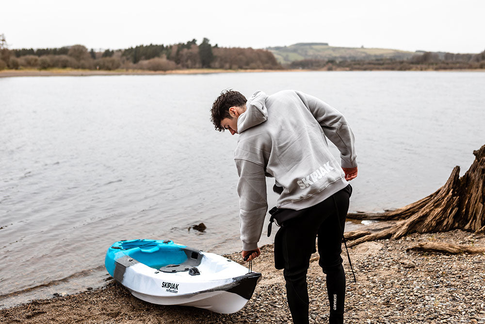 SKIPJAK Pearl Gray Hoodie