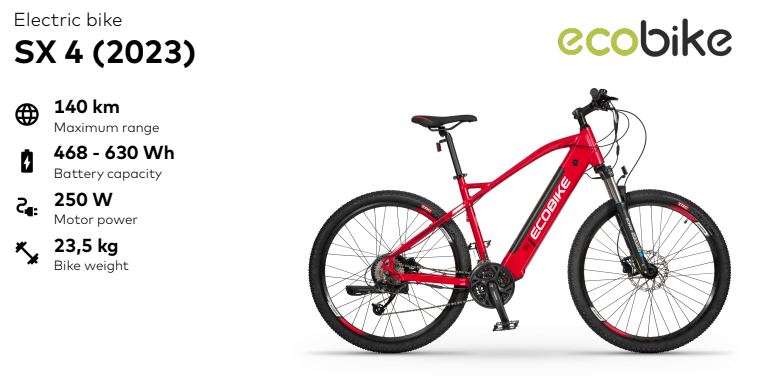 SX4 Eco-Bike MTB