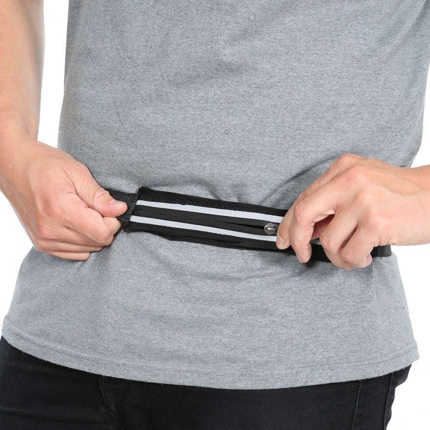Trespass Dorne Running Belt (Black) Camping & Hiking Trespass