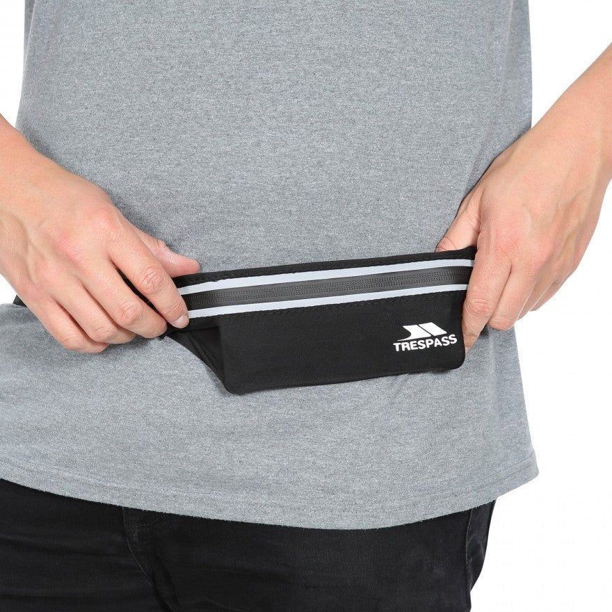 Trespass Dorne Running Belt (Black) Camping & Hiking Trespass