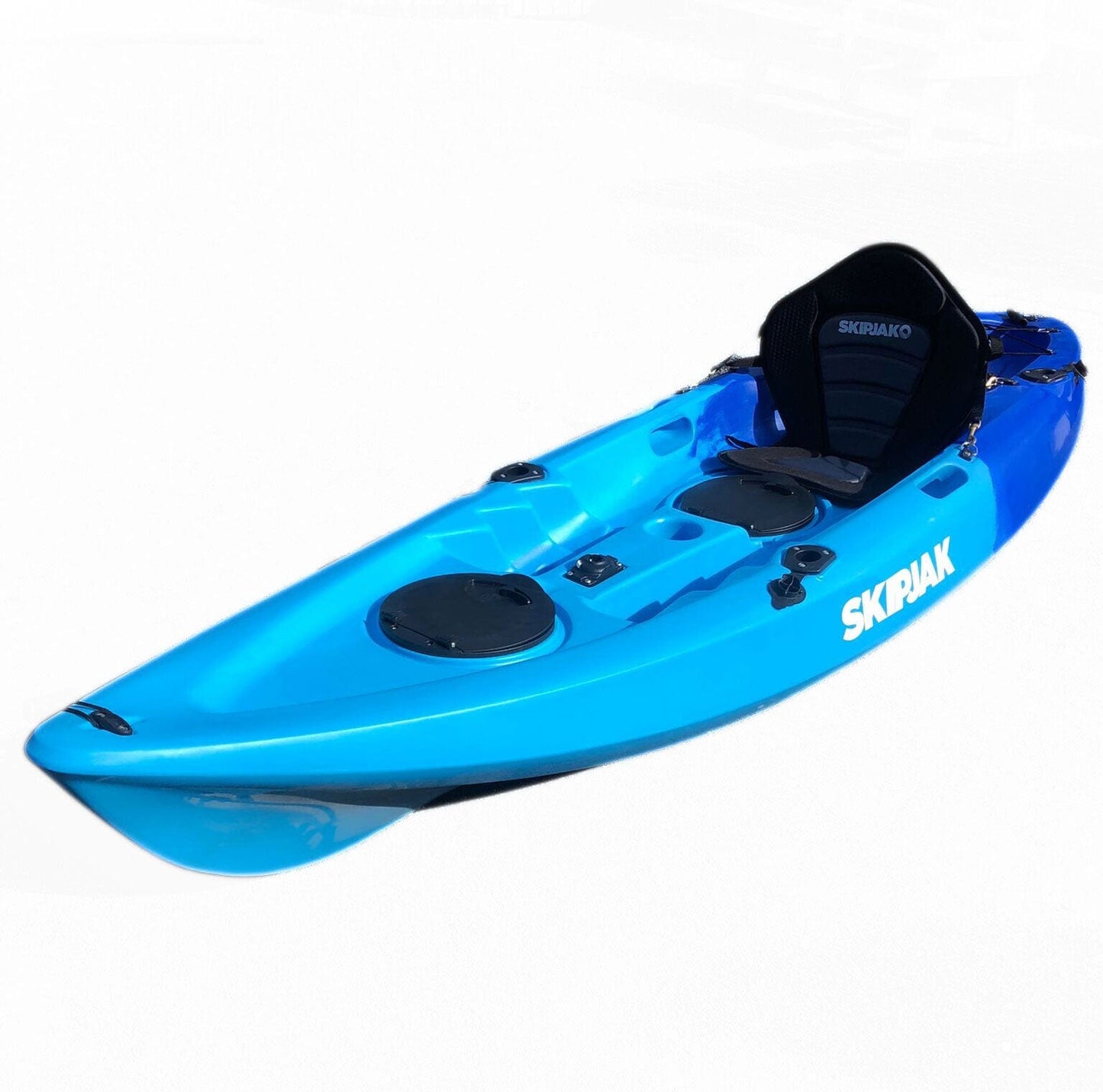 The SkipJak Reflection - 9ft 6 Luxury Kayak Kayaks Lake Land Kayaks Light Blue & Blue