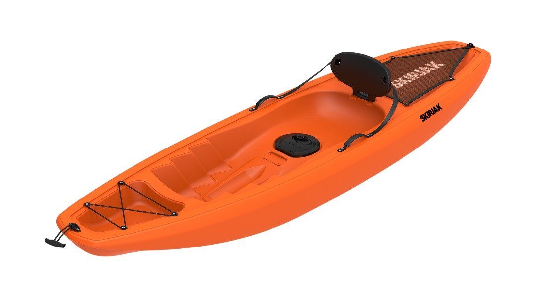 Sit On Top SKIPJAK Kayak With Paddle - New 2021 Design Lake Land Kayaks