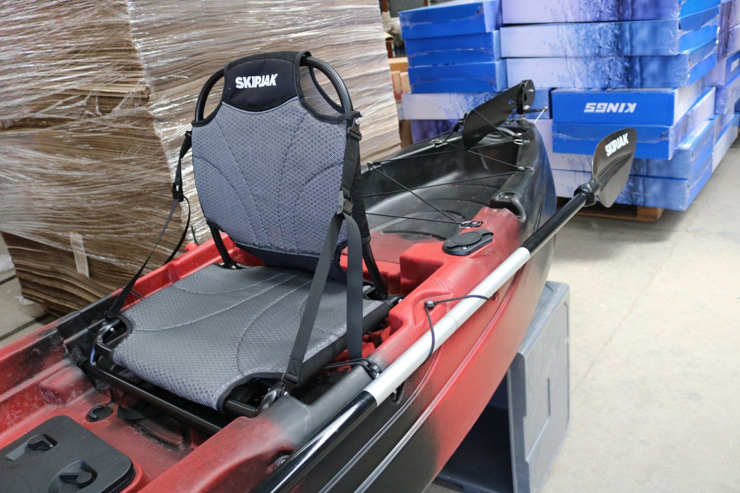 The SkipJak FishJak 10 - Deluxe Sit On Top Kayak Lake Land Kayaks