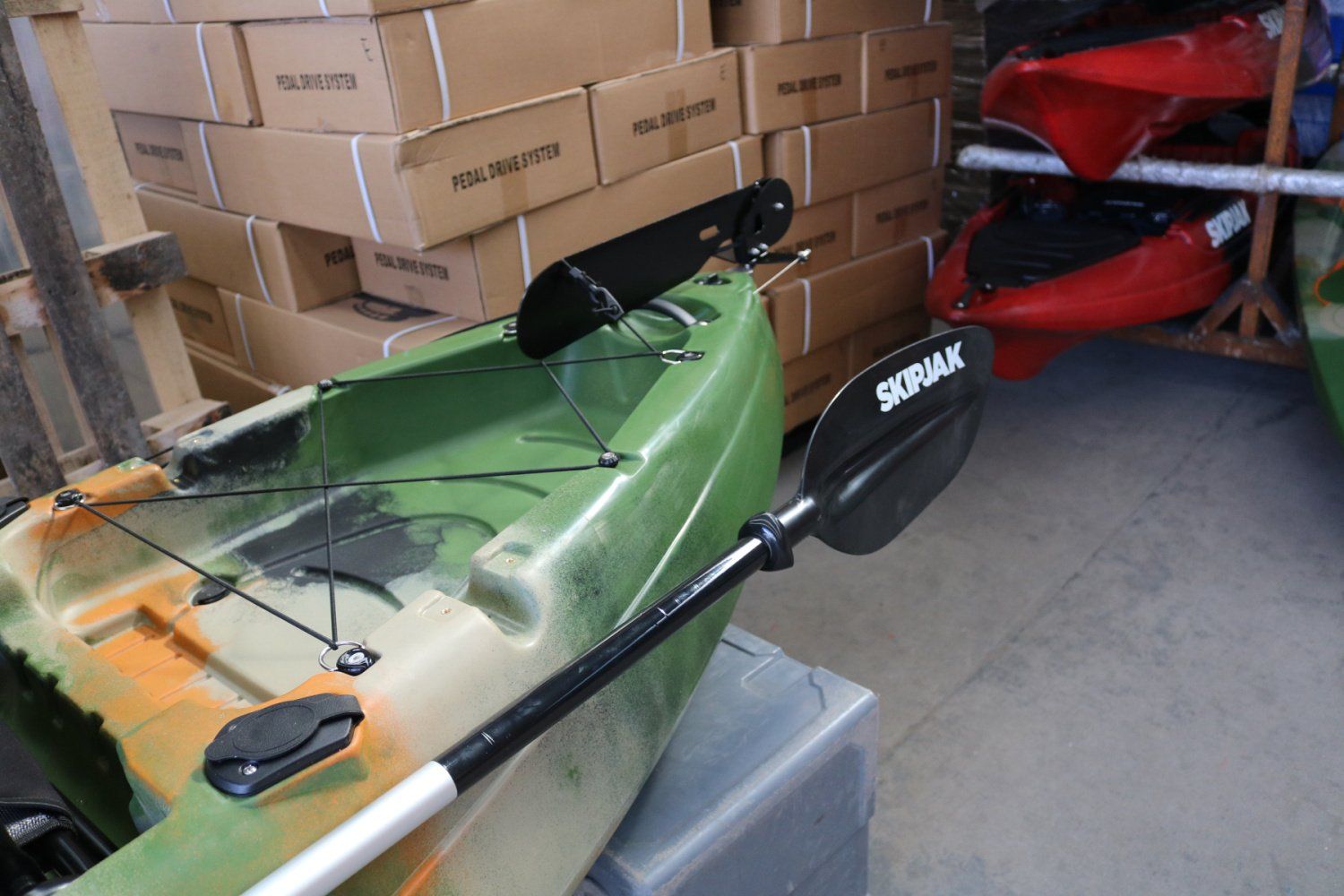 The SkipJak FishJak 10 - Deluxe Sit On Top Kayak Lake Land Kayaks