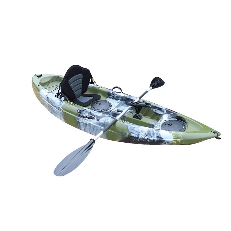 The SkipJak Atlas 2.0 - 9ft Sit On Top Kayak Lake Land Kayaks Army green white black