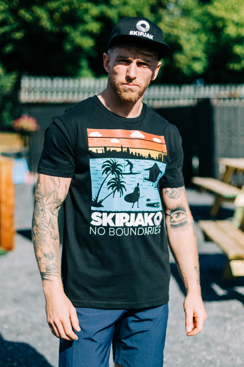 SKIPJAK SUP Shack Tee Shirts & Tops Lake Land Kayaks 