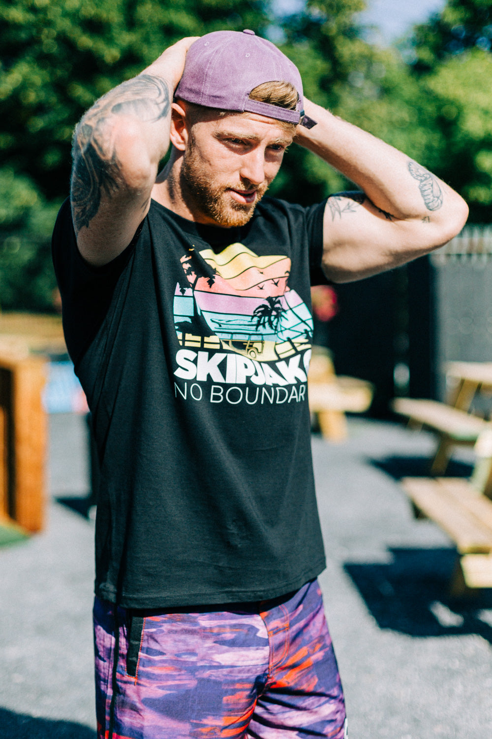 SKIPJAK Neon Camper Van Tee Shirts & Tops SKIPJAK