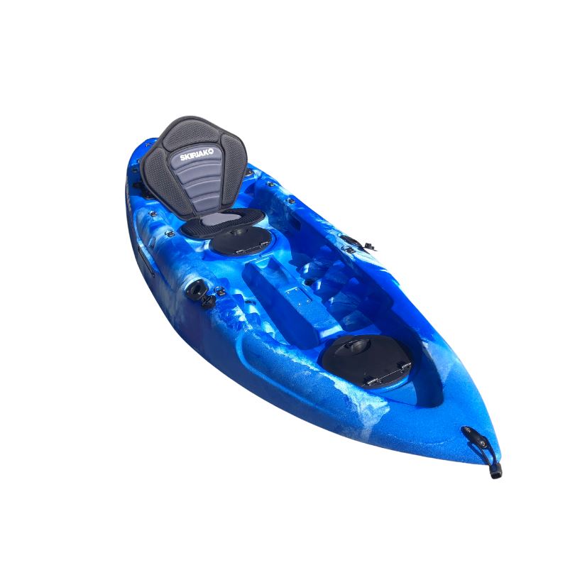 The SkipJak Atlas 2.0 - 9ft Sit On Top Kayak Kayaks Lake Land Kayaks Sky Camo 