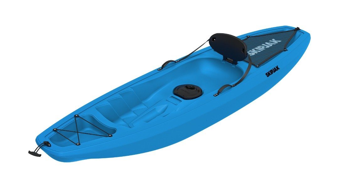 Sit On Top SKIPJAK Kayak With Paddle - New 2021 Design Lake Land Kayaks 