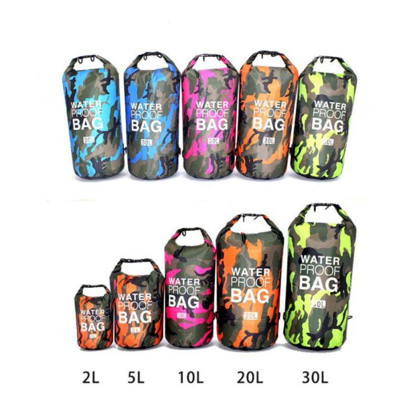 Dry Bag - PVC 5L 10L 20L 30L Outdoor Diving Compression Storage Waterproof Dry Bag Lake Land Kayaks
