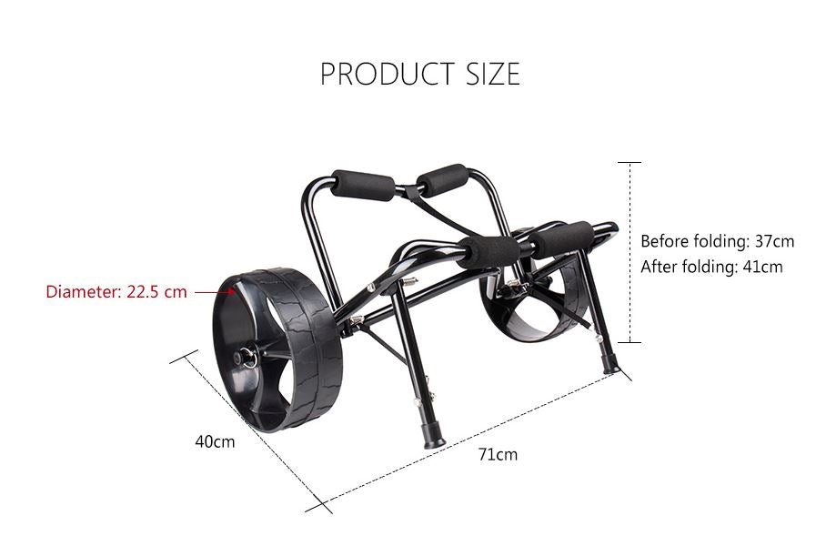 Seaflo Deluxe Kayak Trailer Lake Land Kayaks