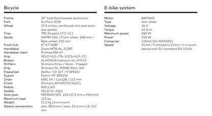 SX4 Eco-Bike MTB