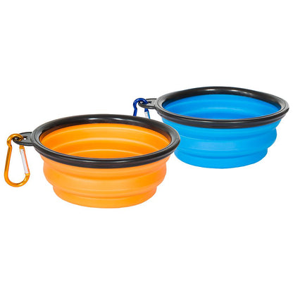 Trespaws Sippy Collapsible Dog Bowl - 2 Pack